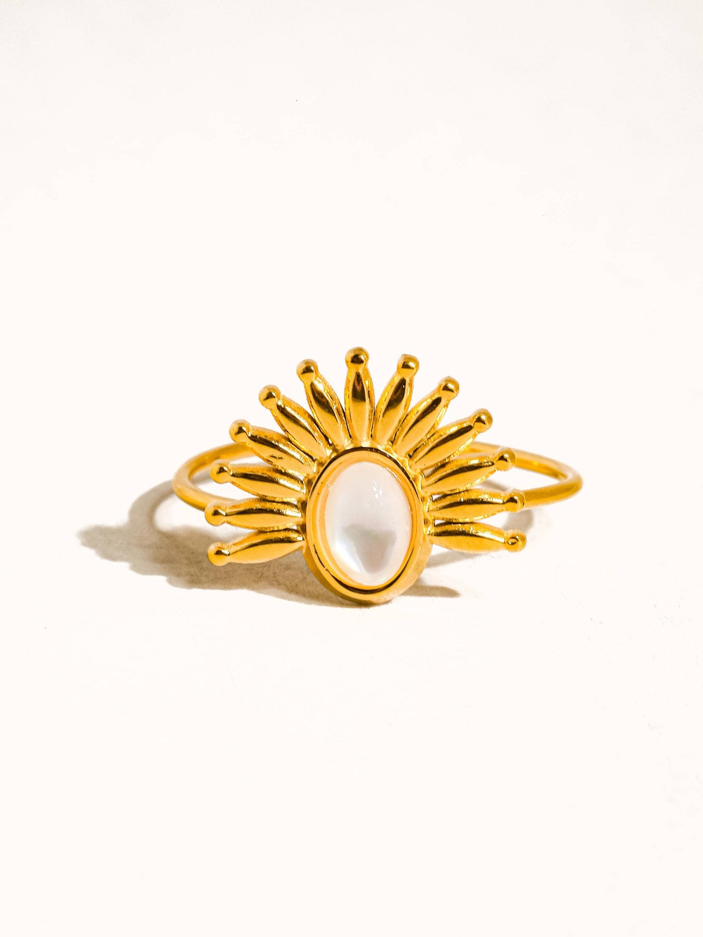 Serena Sun Stone Ring