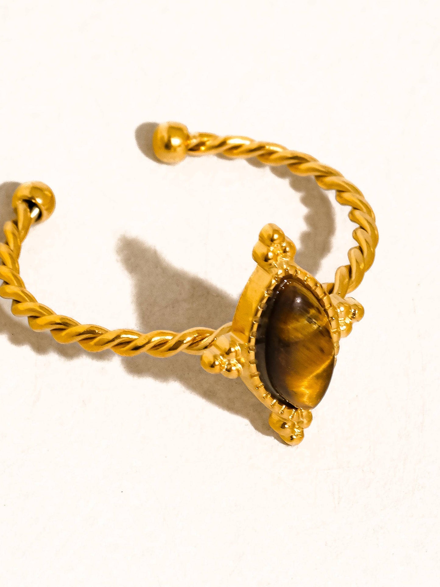 Chairo Gemstone Adjustable Ring