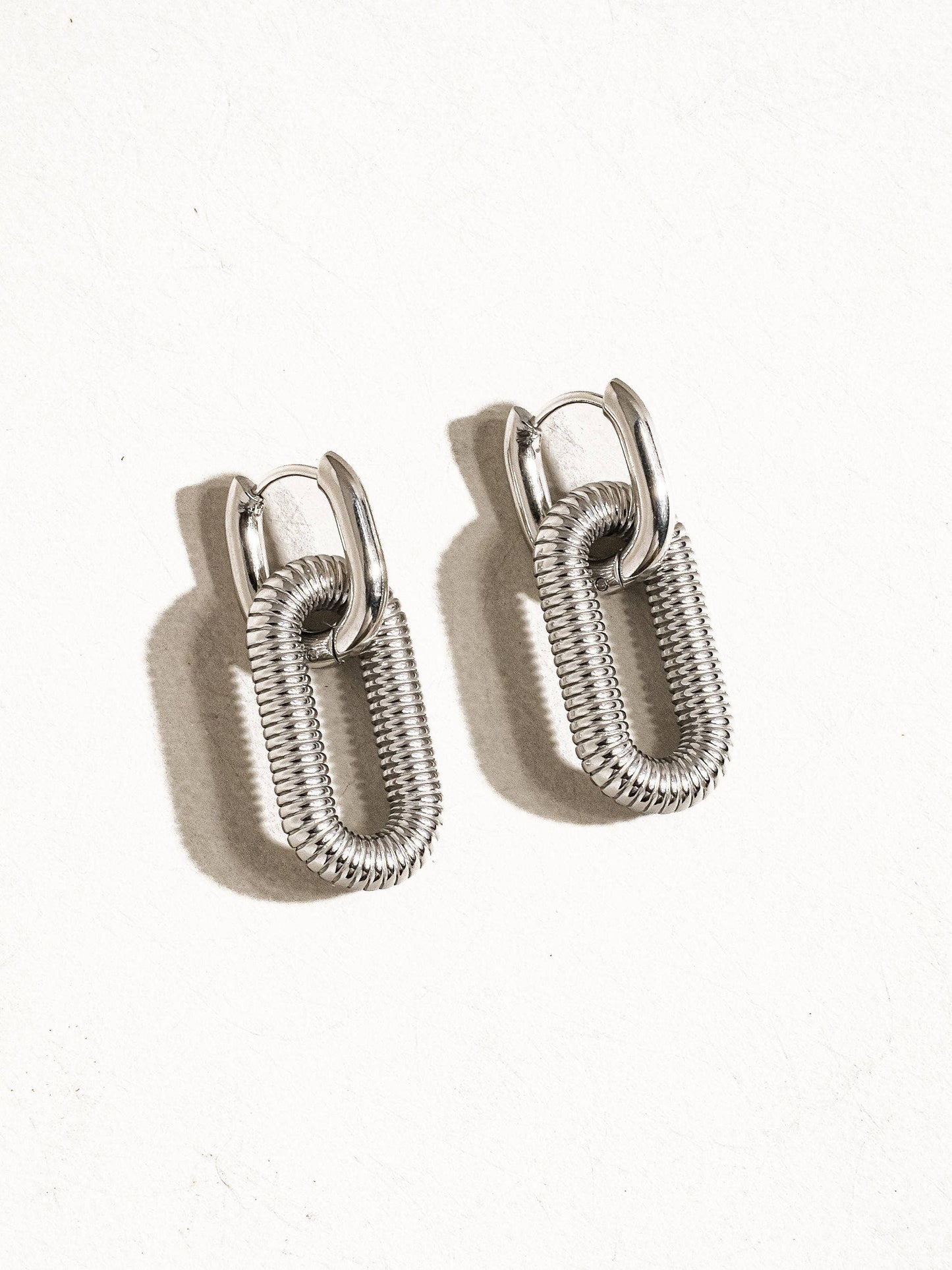 Kate Double Chain Hoop Earring