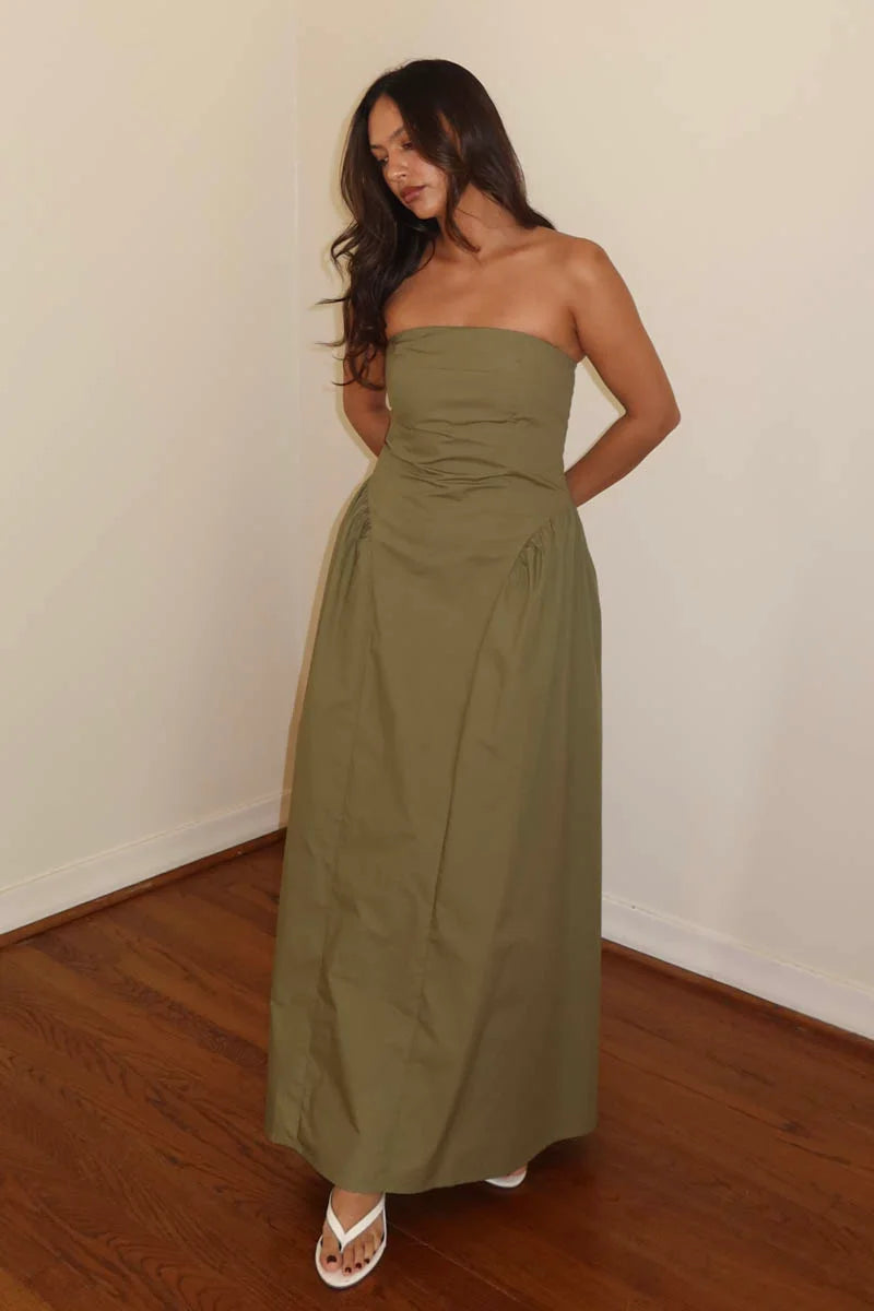 Olive Maxi Dress