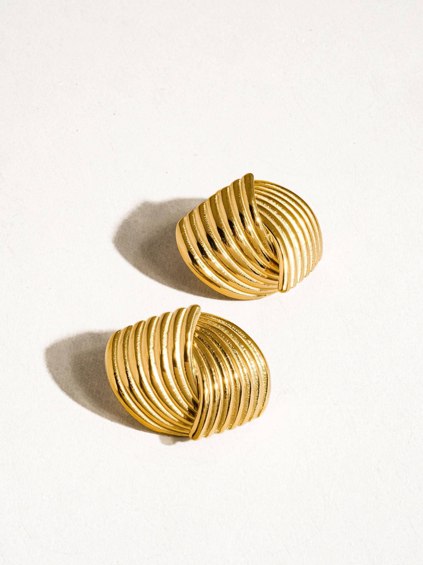 Athens Wavy Studs