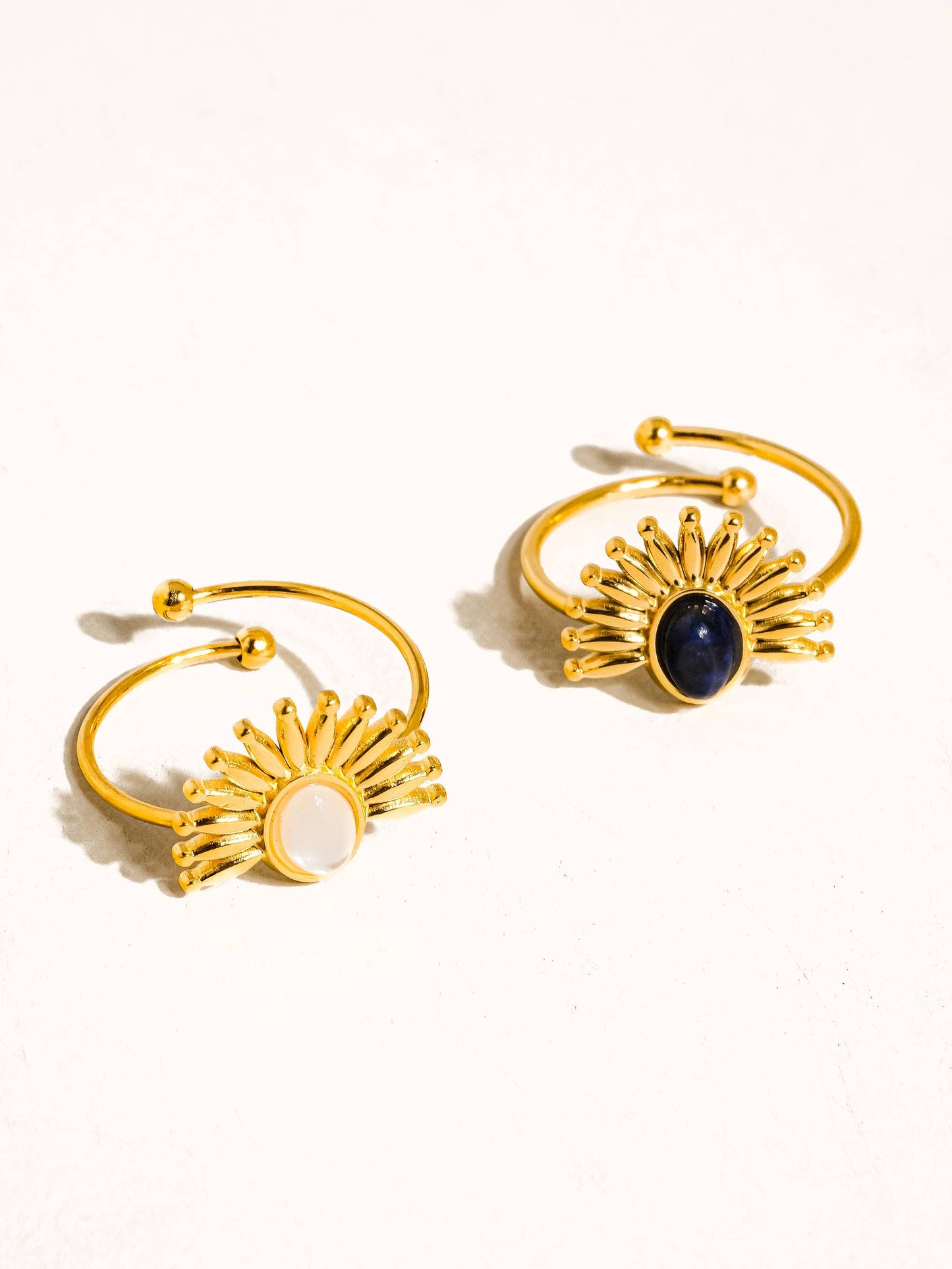 Serena Sun Stone Ring