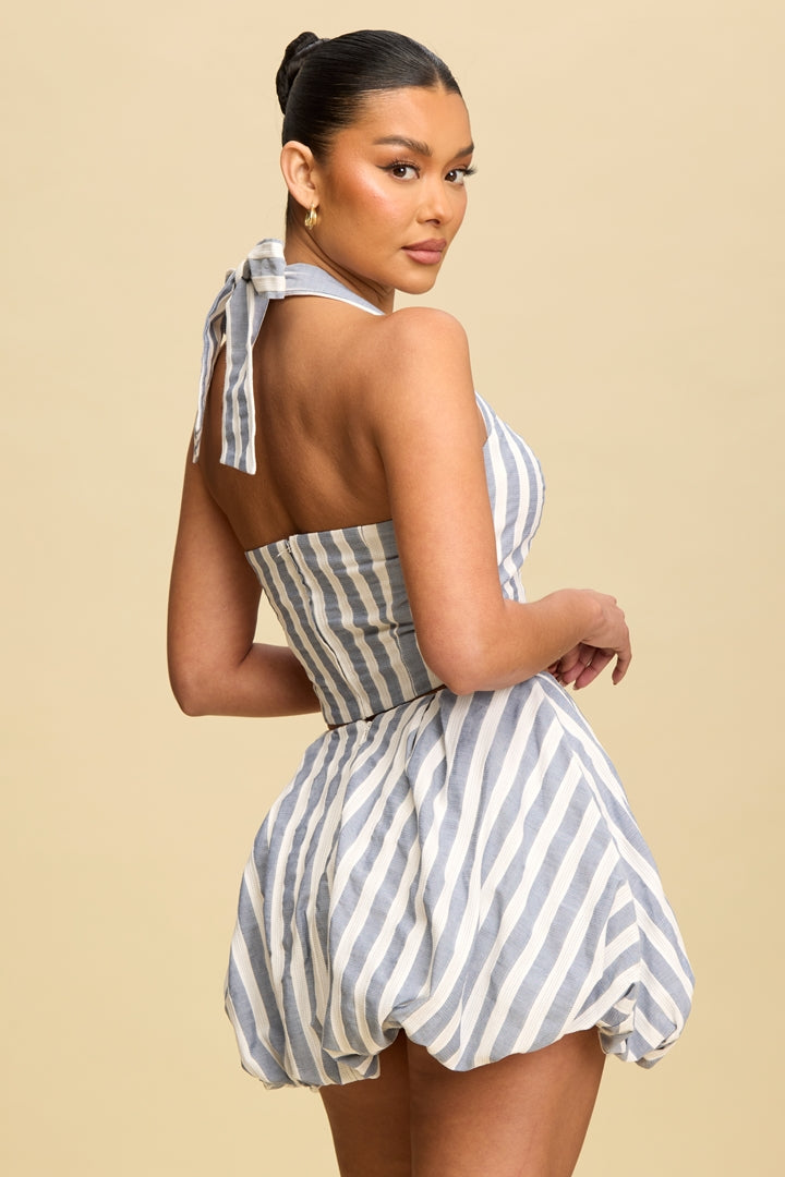 Paris Striped Bubble Skirt Set