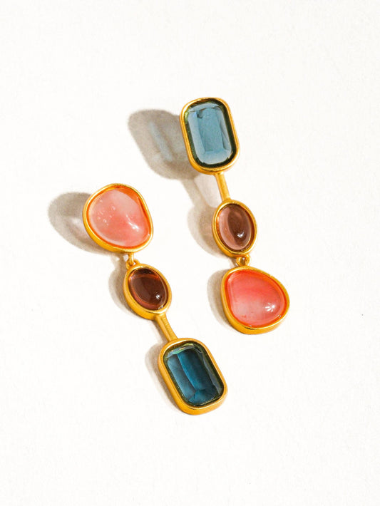 Delia Vintage Mismatch Drop Earring