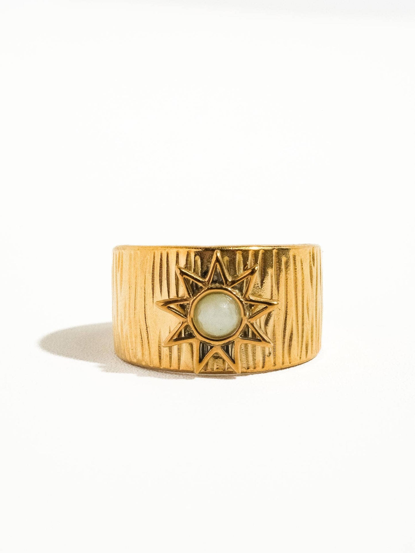 Elena Bohemian Sun Stone Ring