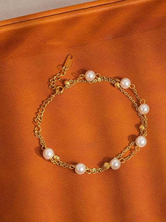 Gabriella Layered Pearl Bracelet