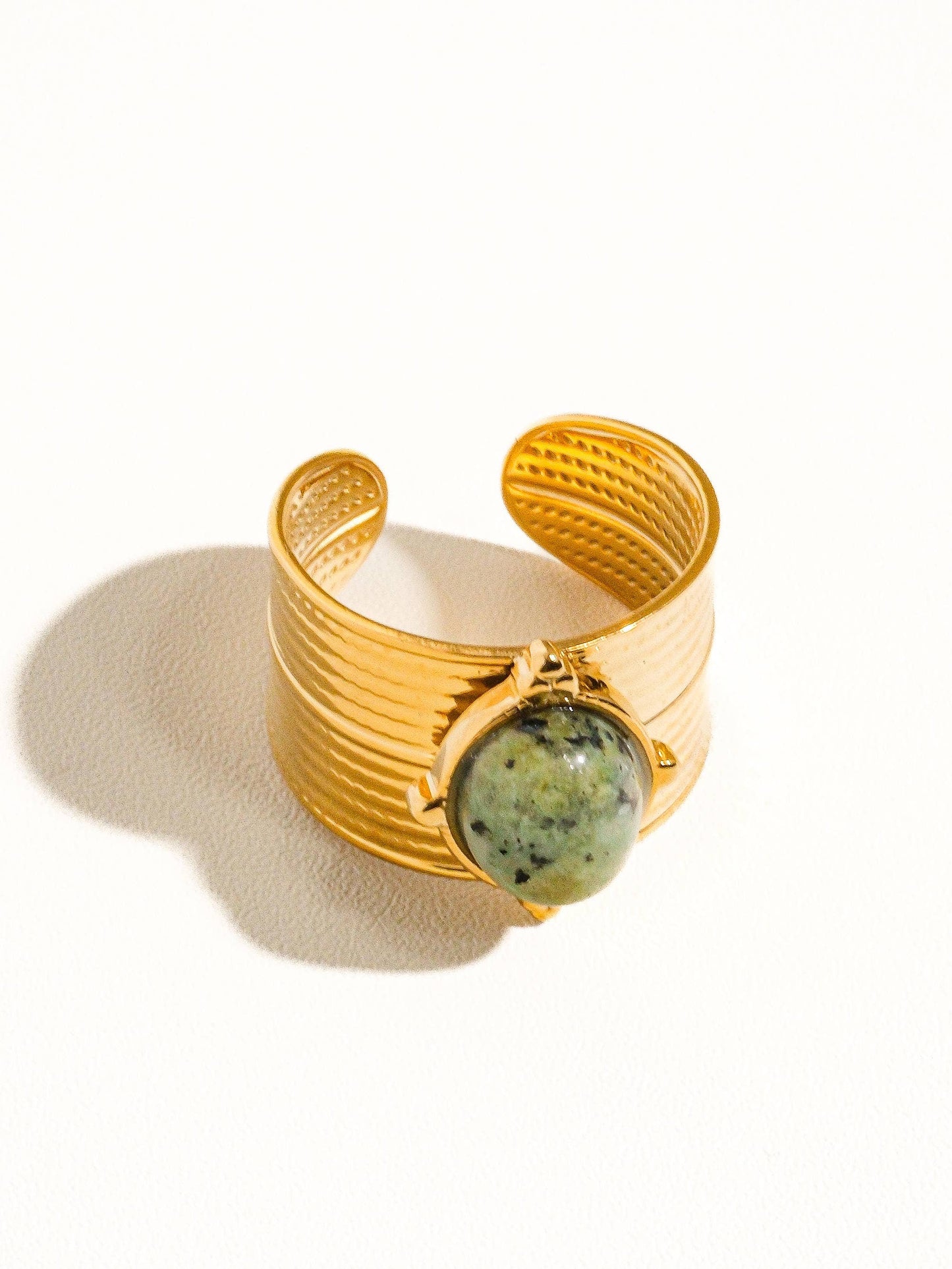 Oasis Stone Bold Adjustable Ring