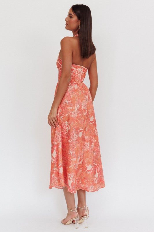 Sheila Halter Maxi Dress