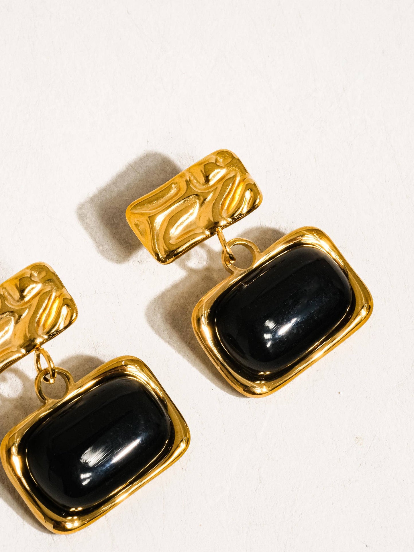 Cuvée Black Square Dangle Earring
