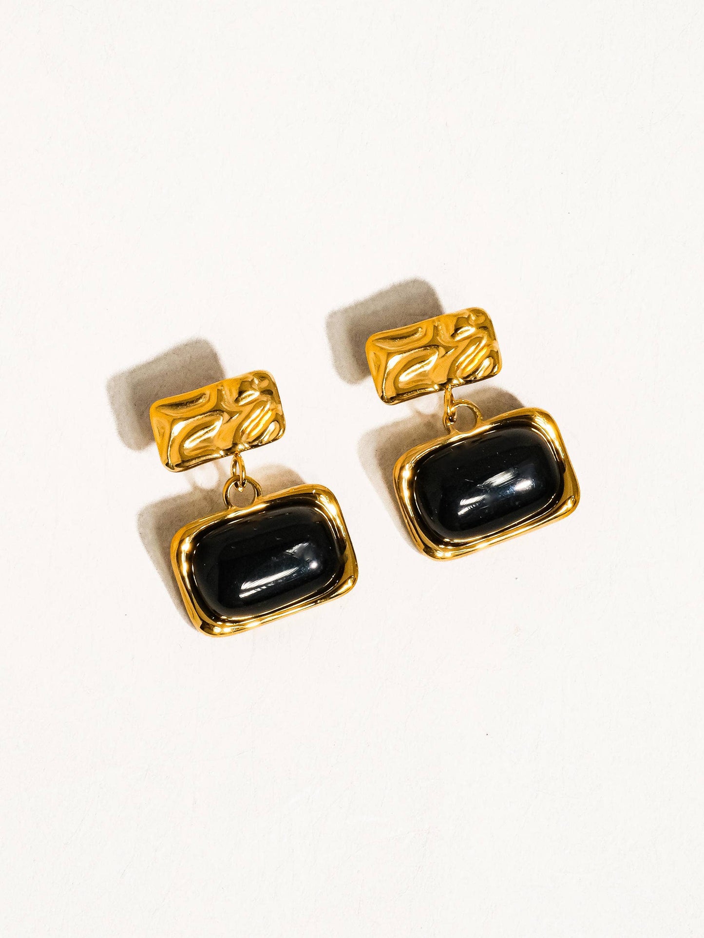 Cuvée Black Square Dangle Earring