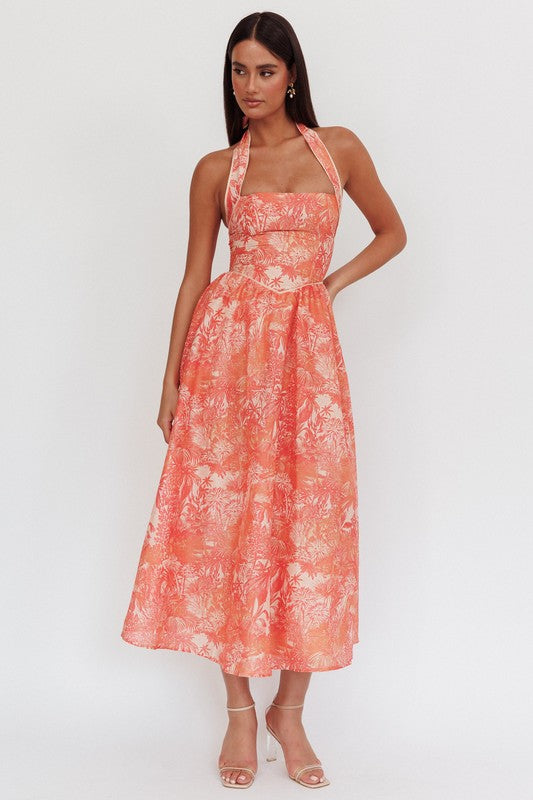 Sheila Halter Maxi Dress