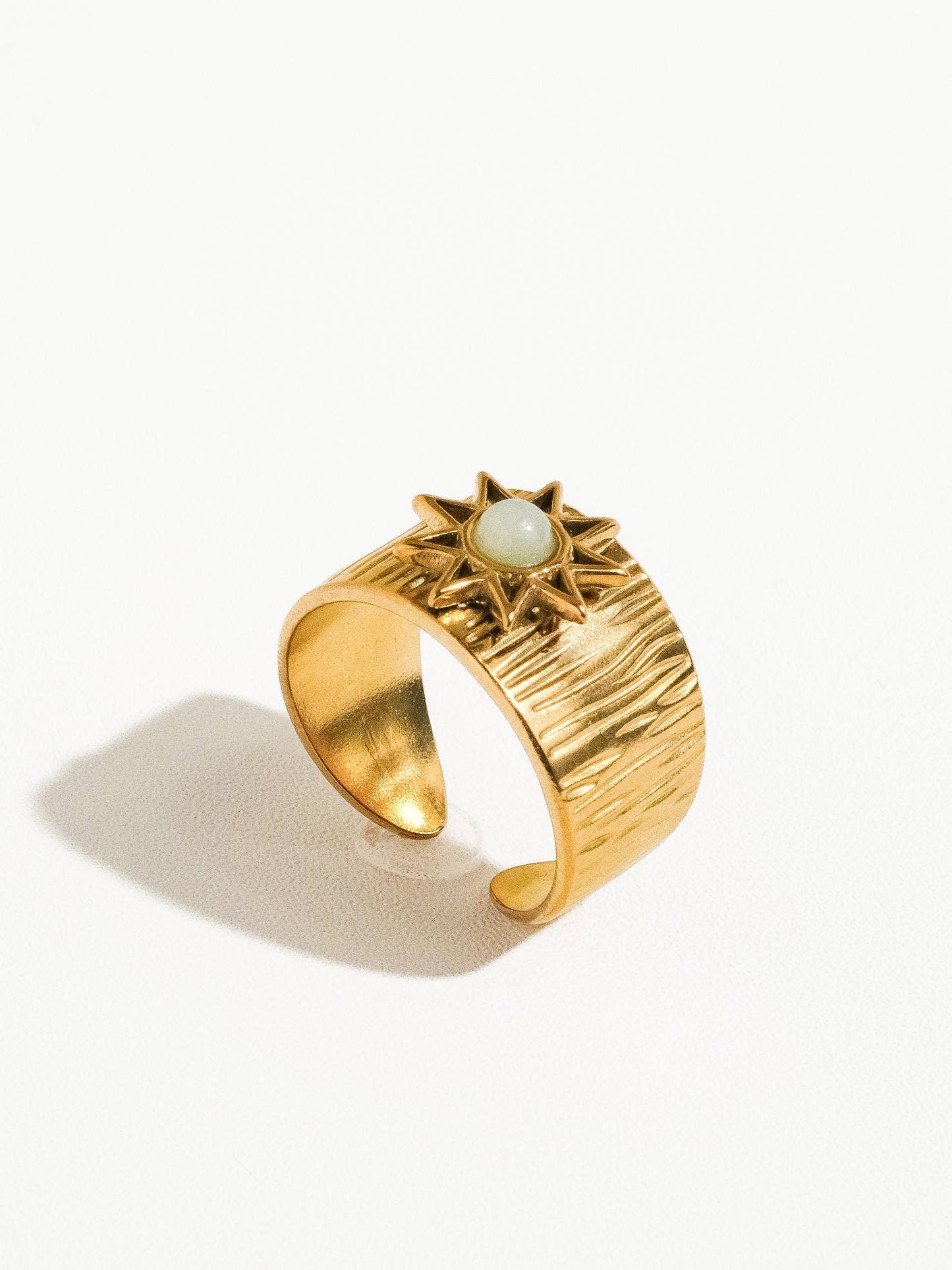 Elena Bohemian Sun Stone Ring