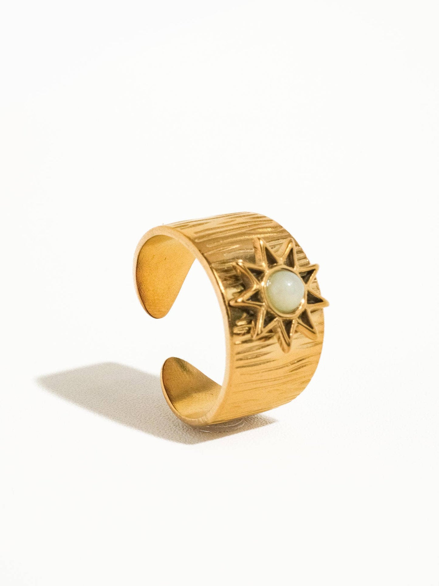 Elena Bohemian Sun Stone Ring